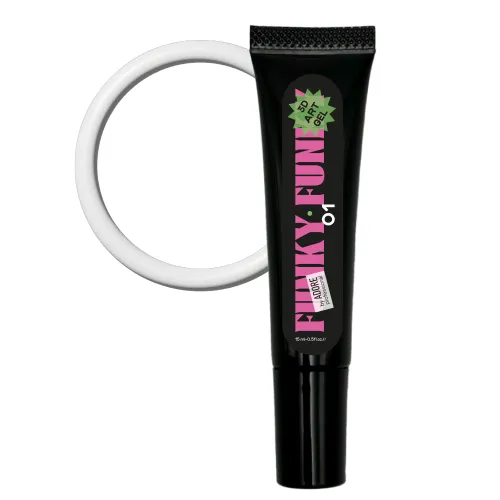 3D Funky Art Gel 15 мл №01 белый ADORE