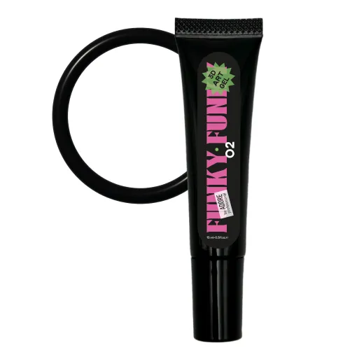 3D Funky Art Gel 15 мл №02 черный ADORE