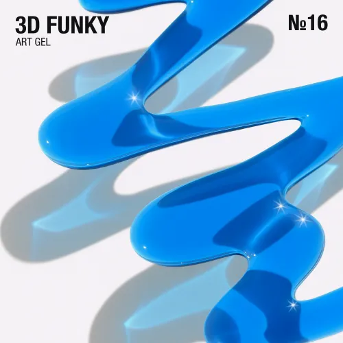 3D Funky Art Gel 15 мл №16 голубой ADORE