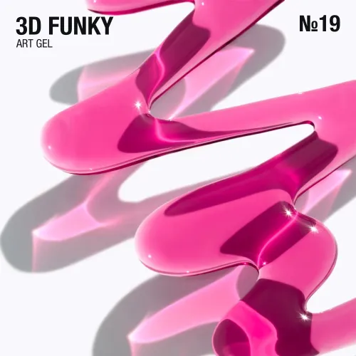 3D Funky Art Gel 15 мл №19 голубой ADORE