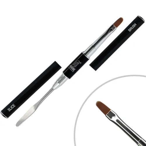 Double-sided brush Acryl Gel Brush & Slise №6 ADORE
