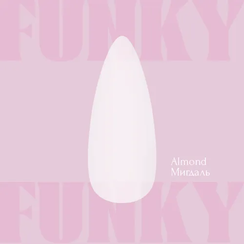 Funky Gel Tips ALMOND | short ADORE