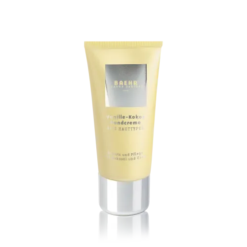BAEHR Vanille-Kokos Handcreme with vanilla, coconut oil and urea, 30 мл