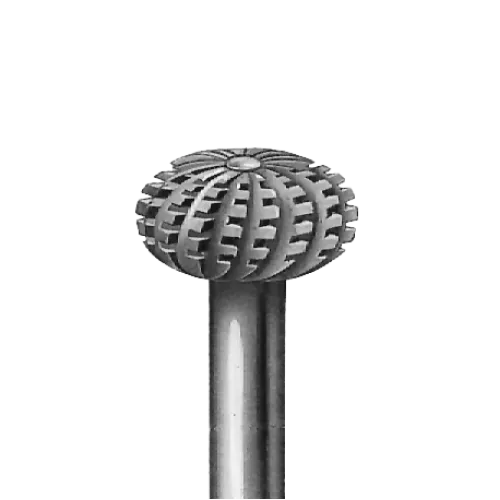 Round-oval fissure drill bit for treatment of nail plate and keratinization 84RS/070 BUSCH