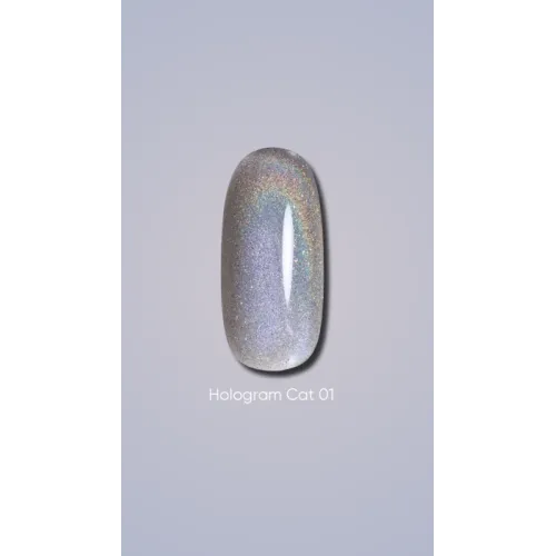 Dark Gel Polish Hologram cat 01, 6 ml
