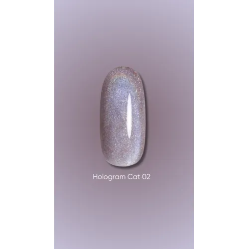 Dark Gel Polish Hologram cat 02, 6 ml