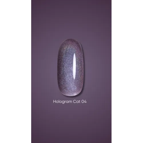 Dark Gel Polish Hologram cat 04, 6 ml