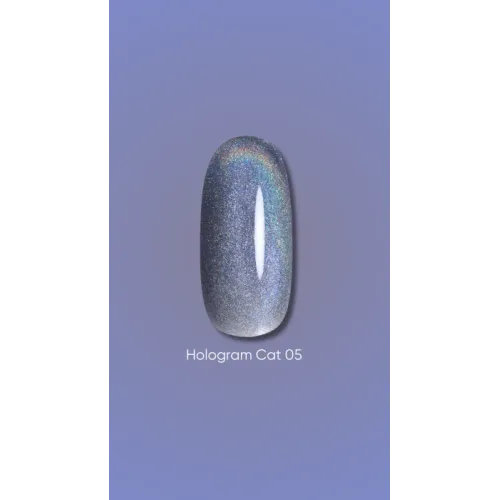 Dark Gel Polish Hologram cat 05, 6 ml