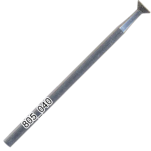 Buffing head, blue, 4 mm S805/040 Dia-Tessin