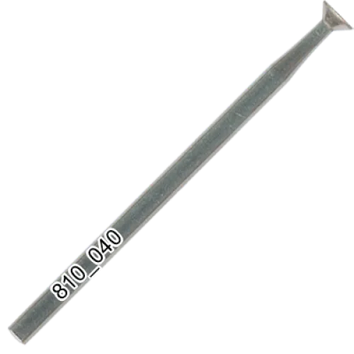 Buffing head, blue, 4 mm S810/040 Dia-Tessin