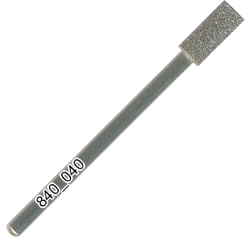 Buffing head, blue, 4 mm S840/040 Dia-Tessin
