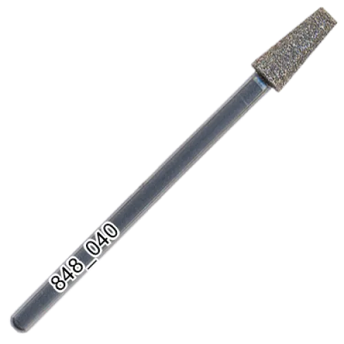 Buffing head, blue, 4 mm S848/040 Dia-Tessin