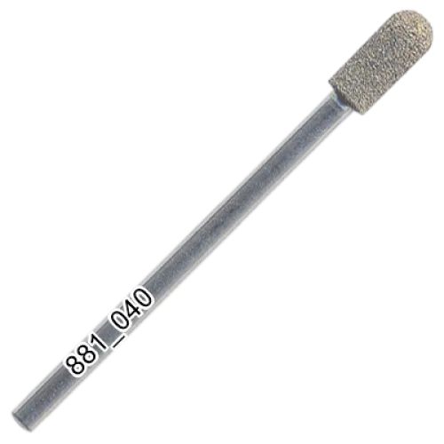 Buffing head, blue, 4 mm S881/040 Dia-Tessin