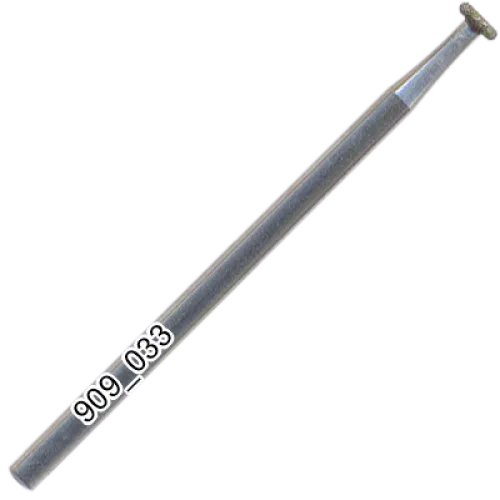Buffing head, blue, 3.3 mm S909/033 Dia-Tessin