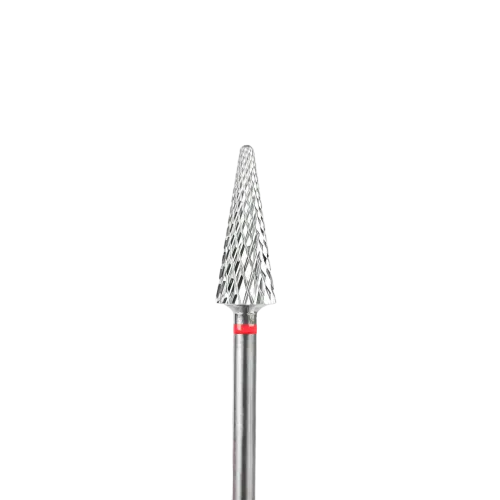 Carbide nail drill bit, Cone, red, 6x14mm, EDLEN
