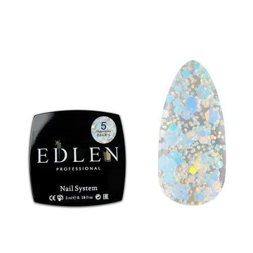 Confetti Glitter №05 Edlen 5 ml