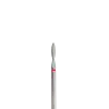 Diamond nail drill bit, Flame, Red Blunt end, 021, EDLEN