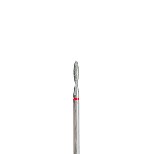 Diamond nail drill bit, Flame, Red Blunt end, 021, EDLEN