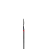 Diamond nail drill bit, Flame, Red Point end, 021, EDLEN