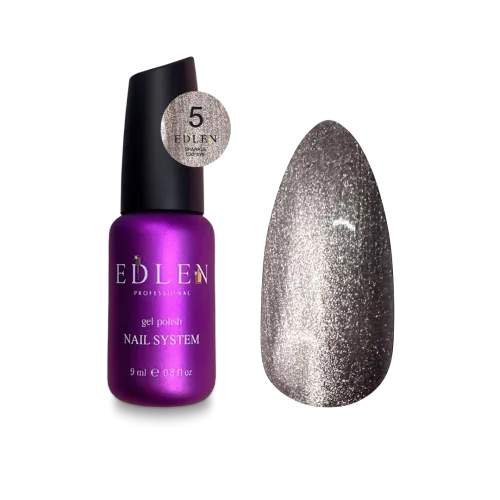 Гель-лак Sparkle cat №5 Edlen, 9 мл