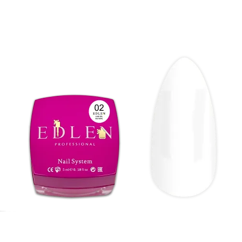 Line gel no wipe Edlen Ultra white №02. 5 ml