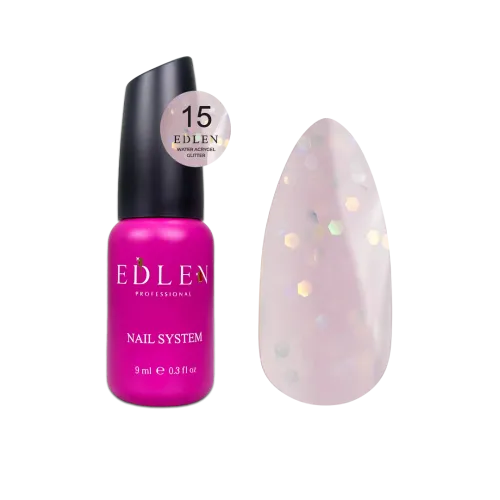 Water Acrygel Glitter Edlen 9 мл №15