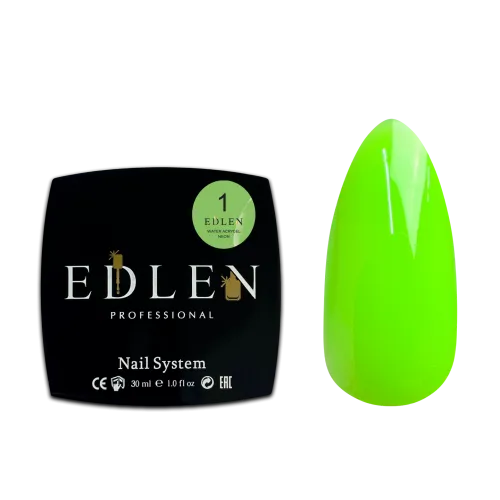 Water Acrygel Neon Edlen 30 мл №01