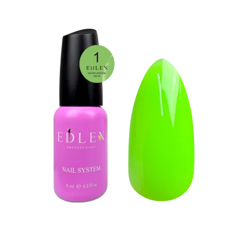 Water Acrygel Neon Edlen 9 мл №01