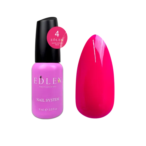 Water Acrygel Neon Edlen 9 мл №04
