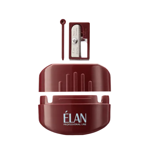 Pencil sharpener, burgundy ELAN