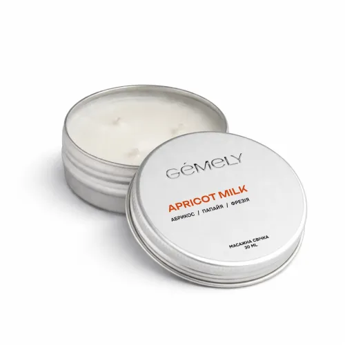 GA&MA Massage candle, Apricot milk 30 ml