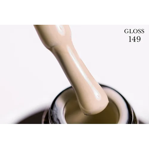 Gel polish GLOSS 149 (creamy beige), 11 ml