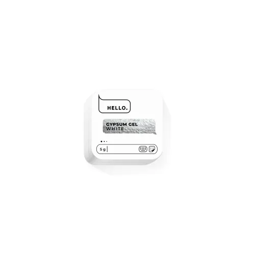 HEYLOVE. Gypsum gel, WHITE, 5 g