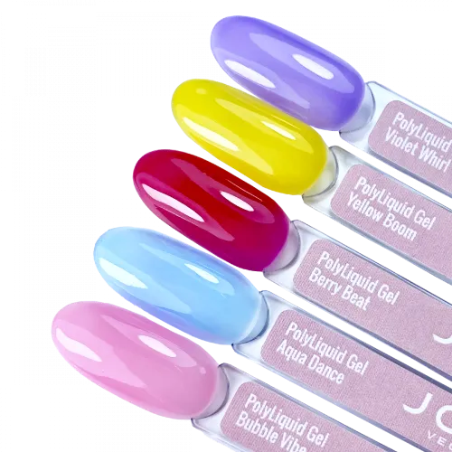 Liquid gel for strengthening and modeling PolyLiquid gel JOIA vegan, Aqua dance, 8 ml