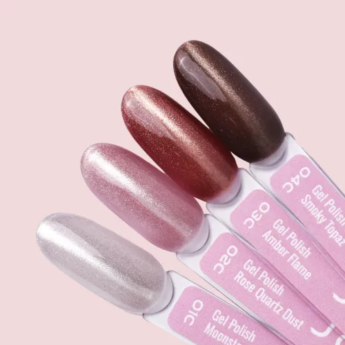 Cat Eye Gel Polish UV/LED, 01C Moonstone Veil, JOIA vegan, 6 ml