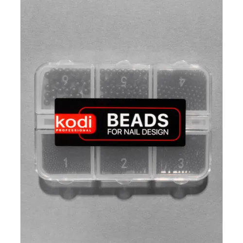 Beads for Nail Design (color: black) Kodi Professional