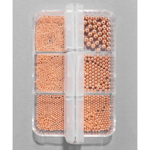 Beads for Nail Design (color: rose-gold) Kodi Professional