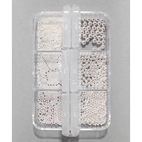 Beads for Nail Design (color: silver) Kodi Professional