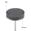 Buff disk 26 mm (black, 320 grit, 50 pcs.) Kodi Professional