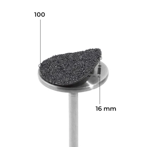 Disc 16 mm (black, 100 grit, without soft layer, 50 pcs.)  Kodi Professional
