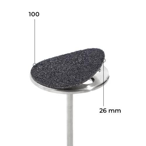 Disc 26 mm (black, 100 grit, without soft layer, 50 pcs.)  Kodi Professional