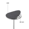 Disc 26 mm (black, 240 grit, without soft layer, 50 pcs.)  Kodi Professional