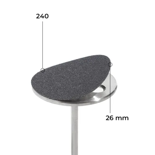 Disc 26 mm (black, 240 grit, without soft layer, 50 pcs.)  Kodi Professional
