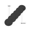 Disc 26 mm (black, 320 grit, without soft layer, 50 pcs.)  Kodi Professional
