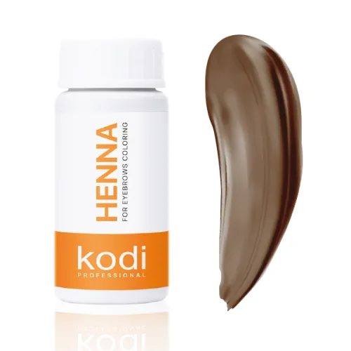 Henna for dyeing eyebrows, color: brown 15 g. Kodi Professional