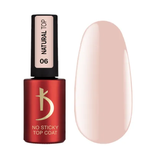 Natural Top 6, 7 ml No Sticky Top Coat Kodi Professional