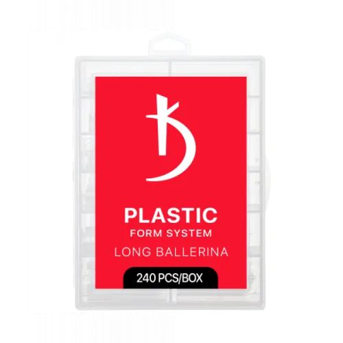 Top forms for modeling nails Long Ballerina Kodi Professional quantity: 240 pcs/pack