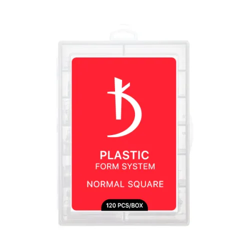 Top plastic nail forms Normal Square Kodi Professional quantity: 120 pcs/pack