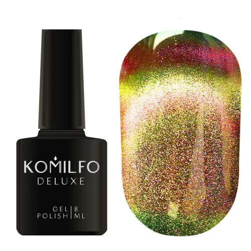 Gel Nail Polish Komilfo 9D Cat's eye No. 002, 8 ml