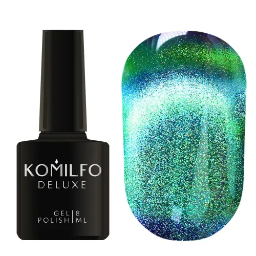 Gel Nail Polish Komilfo 9D Cat's eye No. 006, 8 ml